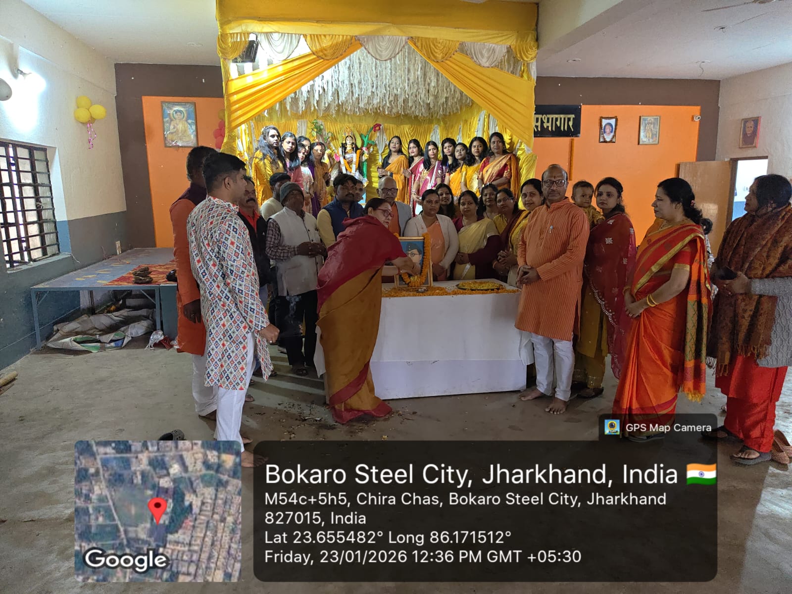 सरस्वती पूजा एवं सुभाष चंद्र बोस की जयंती