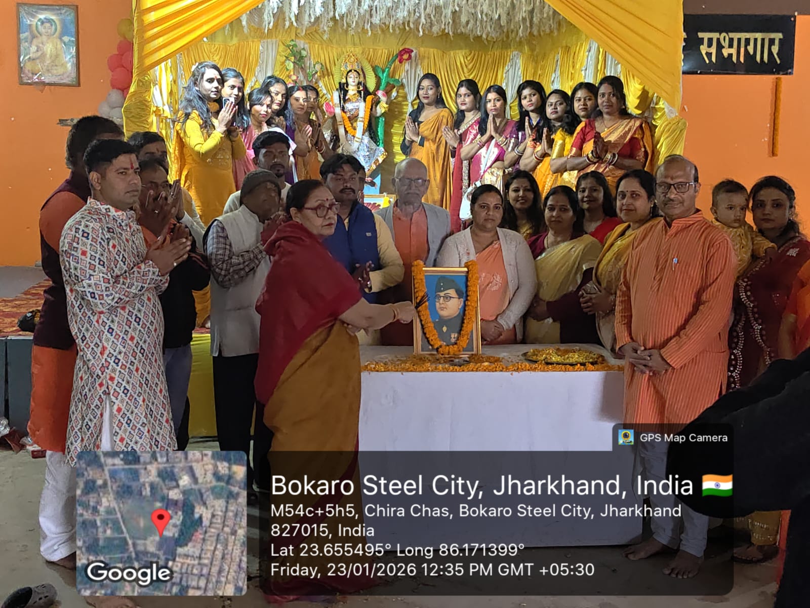 सरस्वती पूजा एवं सुभाष चंद्र बोस की जयंती